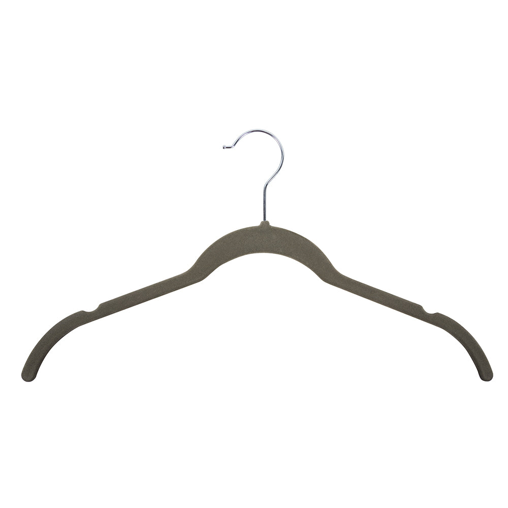 17 3/8''L x 5mm thick shirt and blouse hanger with notches Box of 50