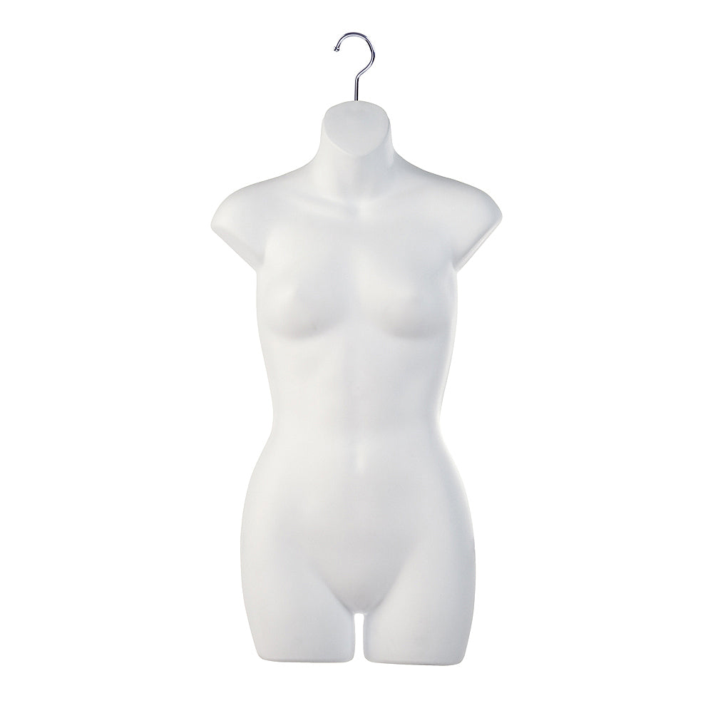 Torse femme en styrène moulé par injection, 7''L