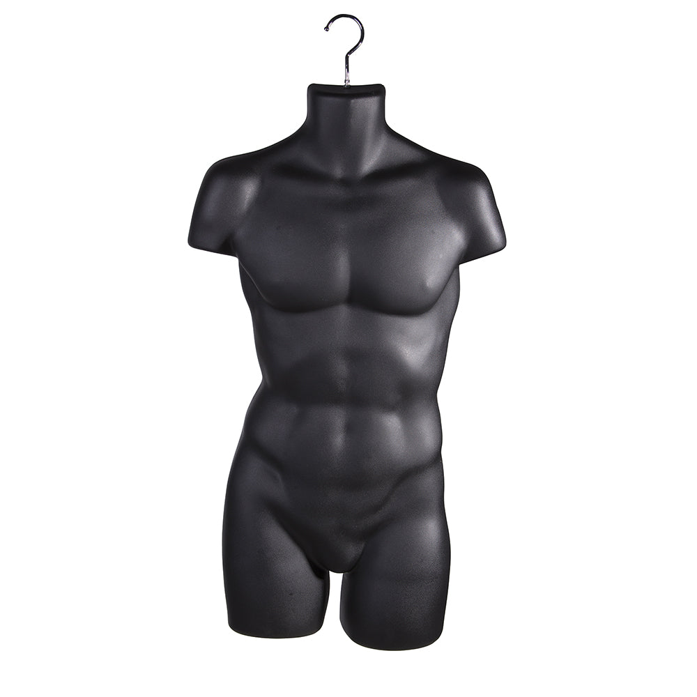 Torse homme en styrène moulé par injection, 7''L