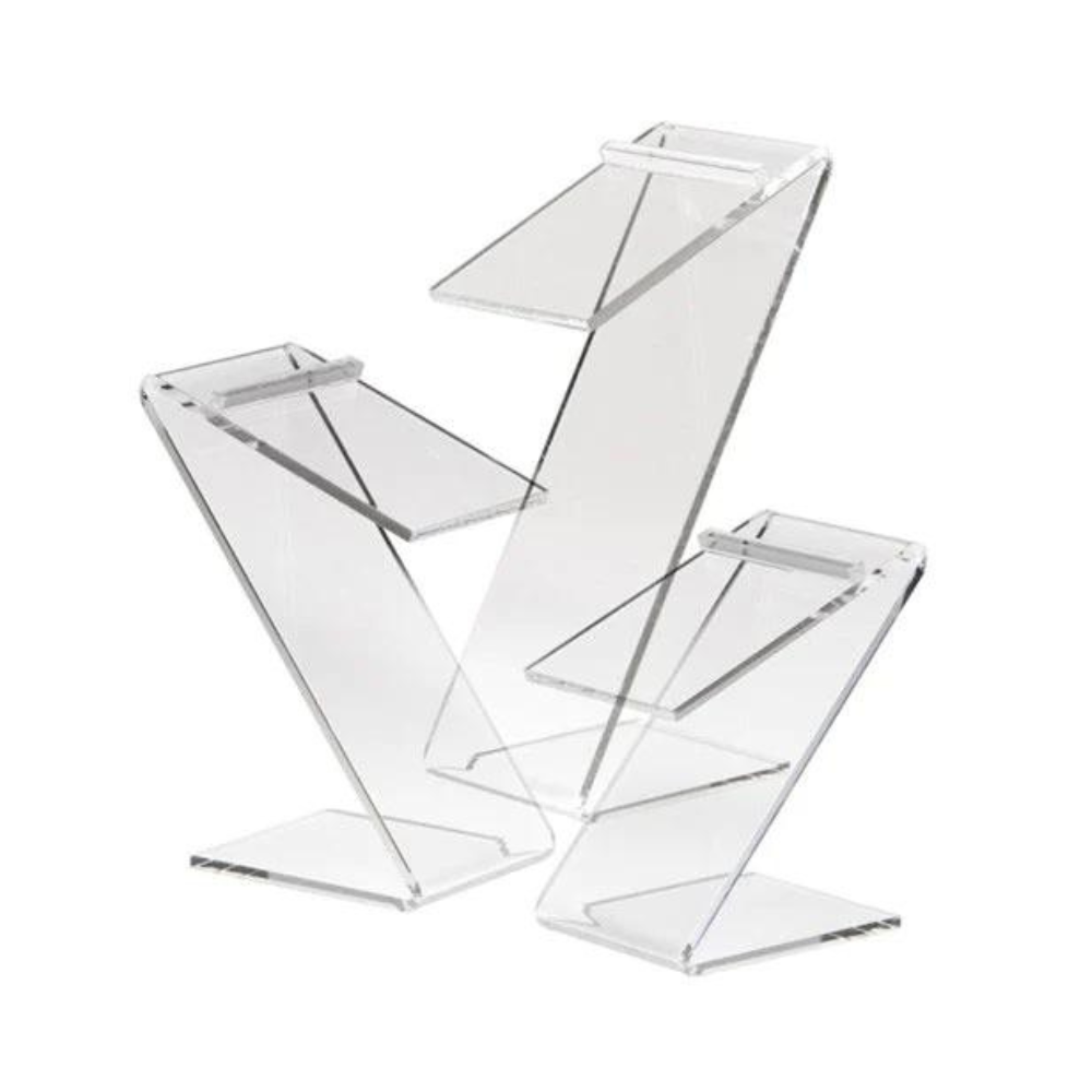 Beveled slant shoe risers | ELITE Store Fixture