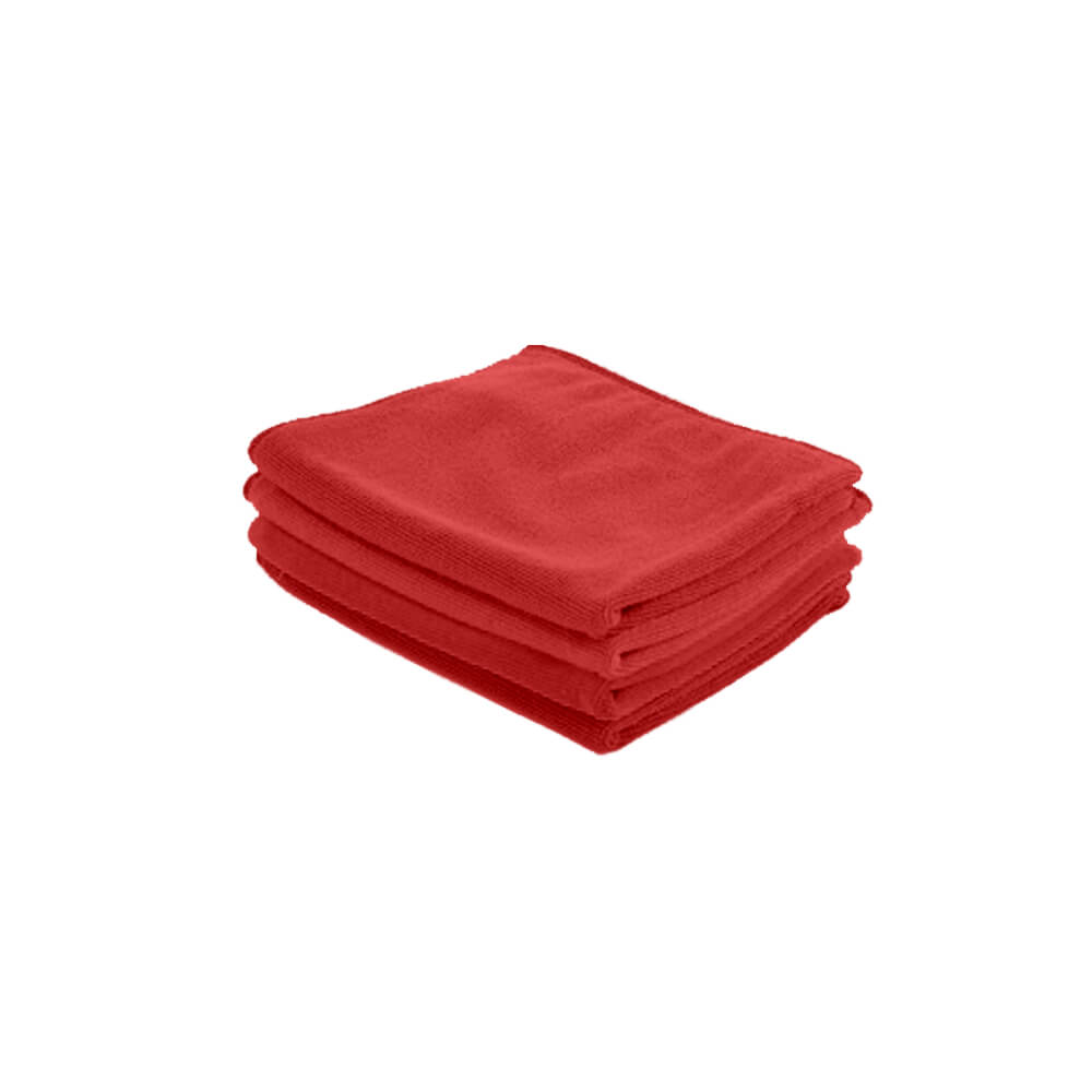 Red microfiber towels (Bag of 30)