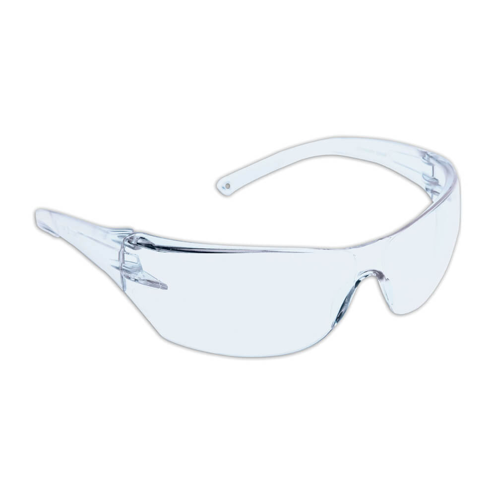 Lightweight safety glasses with anti-fog coating