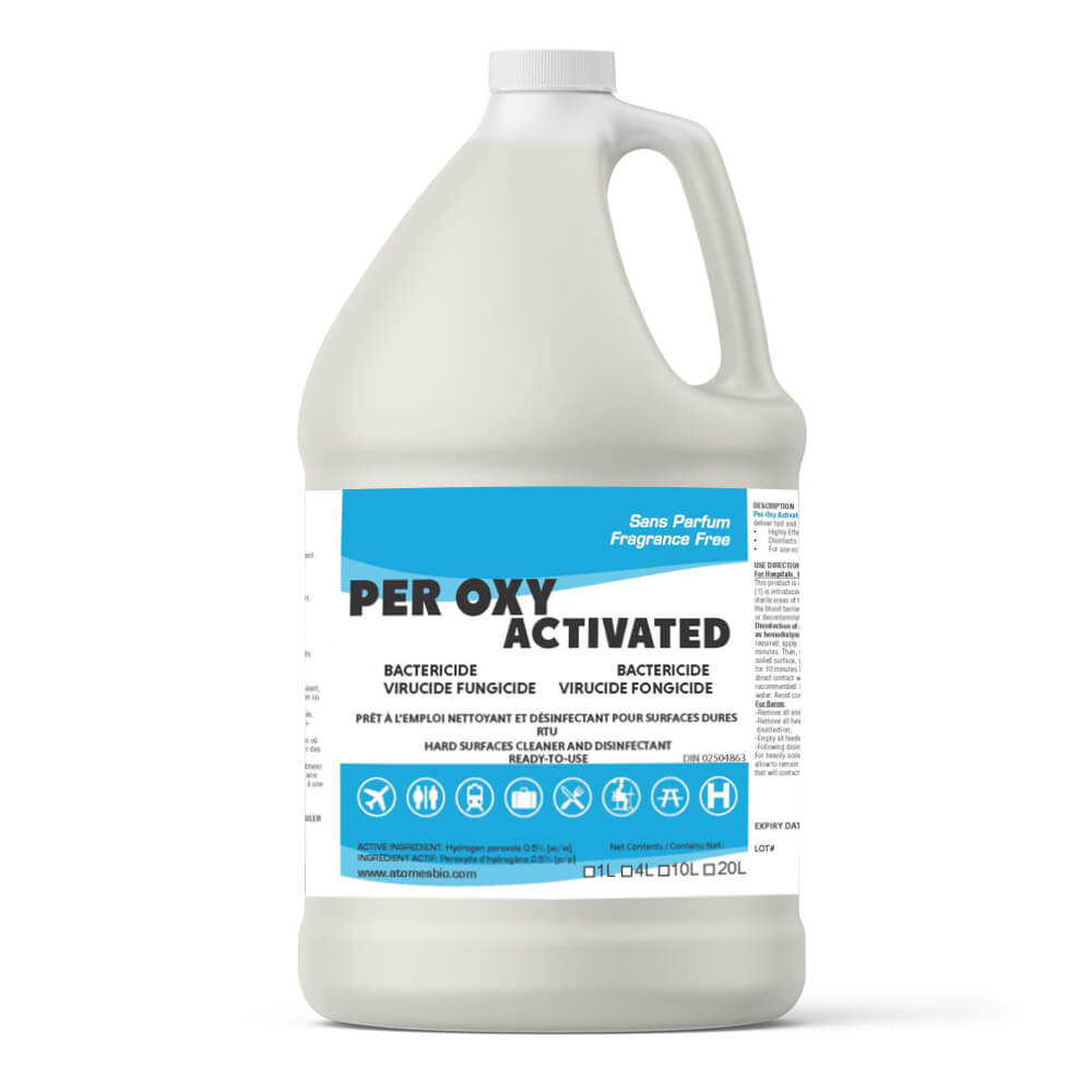 Cleaner and disinfectant for hard surfaces 