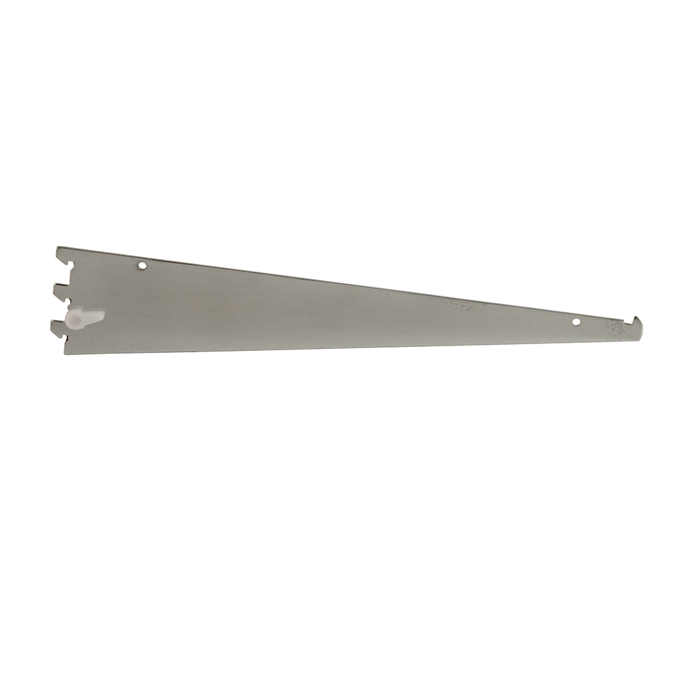 Shelf bracket with nylon stabilizer, 10'', 12'', 14''