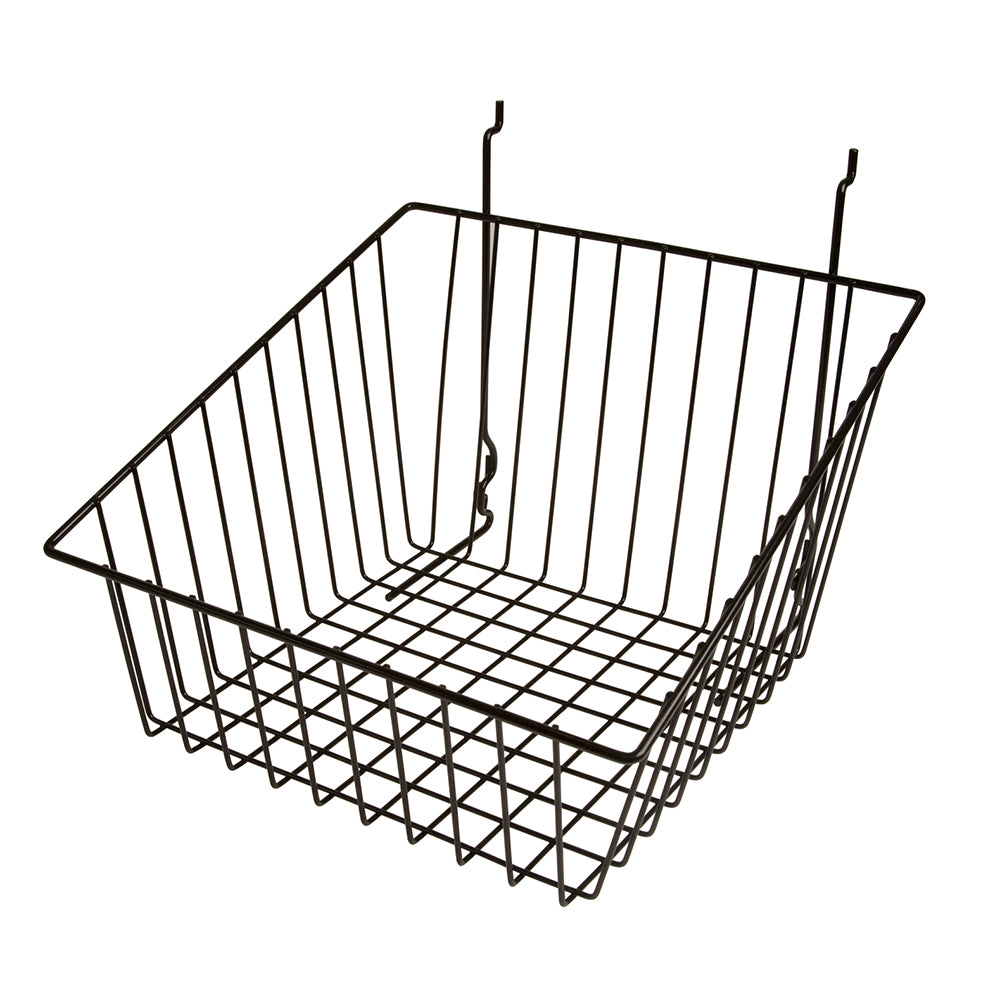 Sloped front basket 12''L x 12''W x 8''D