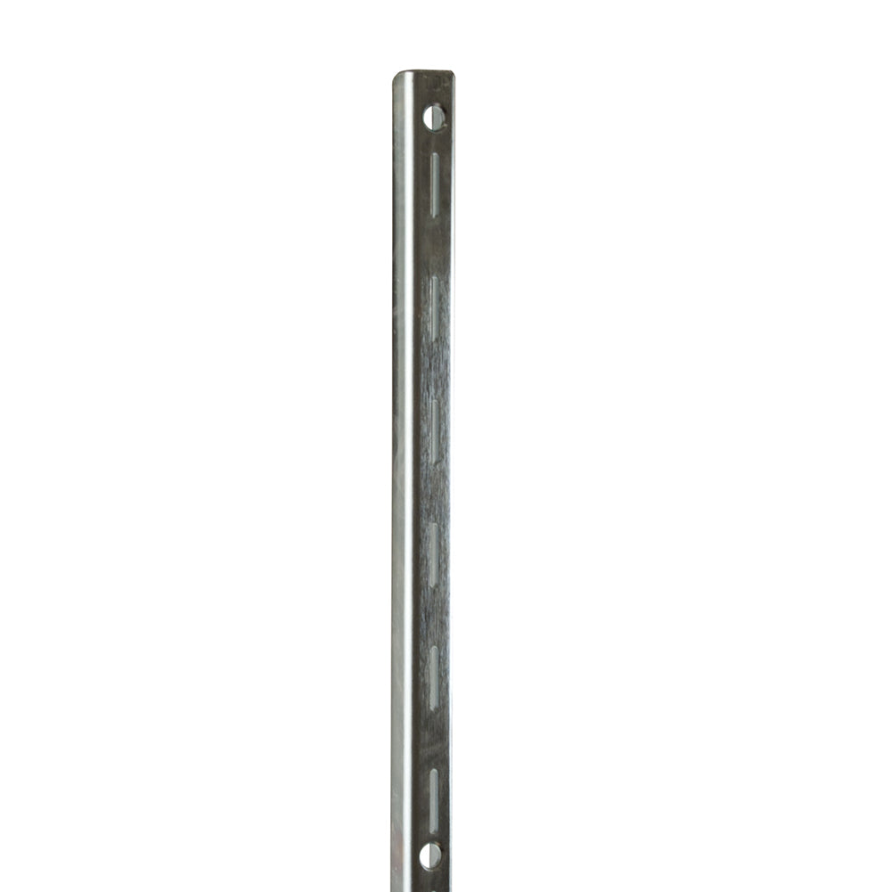 Surface mounted slotted standards heavyweight single slot 7/8''D with 1'' slots on 2'' centers, 36'', 48'', 60'', 96''