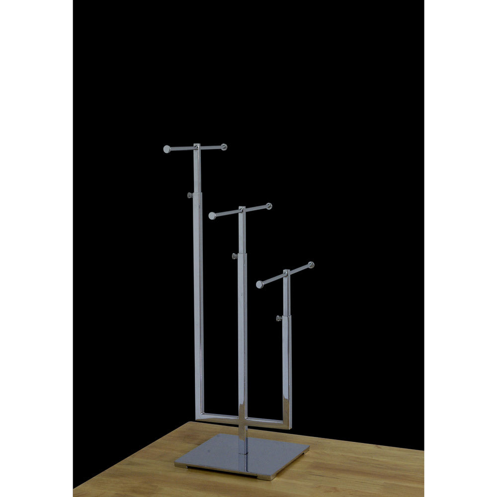 Jewelry stand 1, 2 or 3-tier, chrome or black