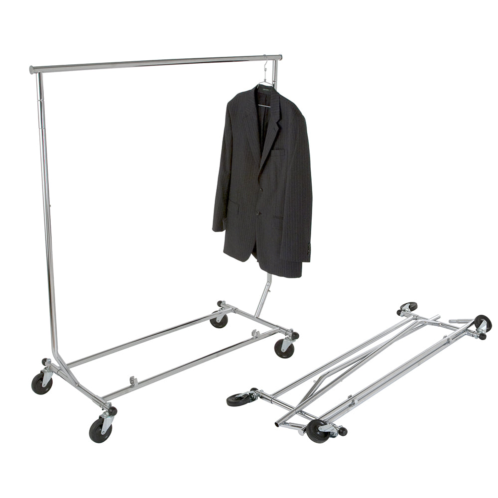 Salesman's rack commercial and residential rack cloth display